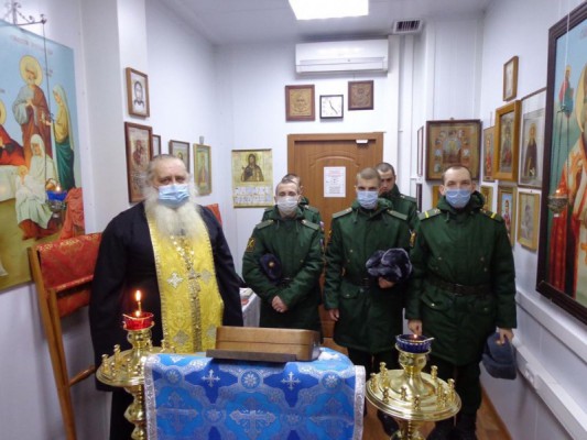 Иеромонах Николай (Наметышев) с пастырским визитом посетил военную часть