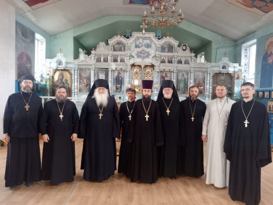 Собрание духовенства Нижнедонского благочиния состоялось при храме Архистратига Михаила