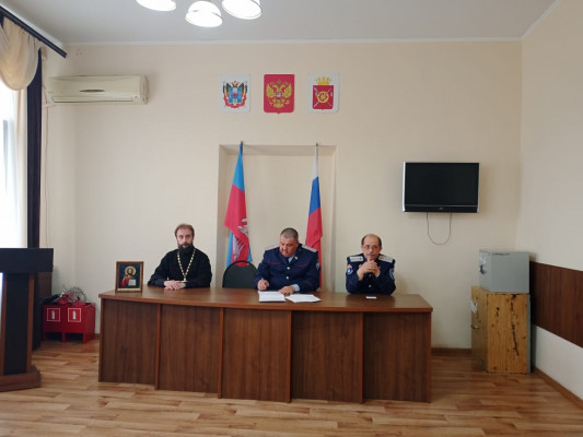 Благочинный приходов Нижнедонского округа принял участие в рабочем совещании казаков Нижнедонского Юрта