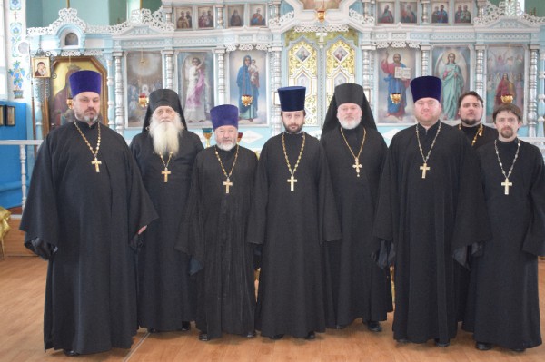 В храме Архистратига Михаила п. Каменоломни прошло собрание духовенства Нижнедонского благочиния
