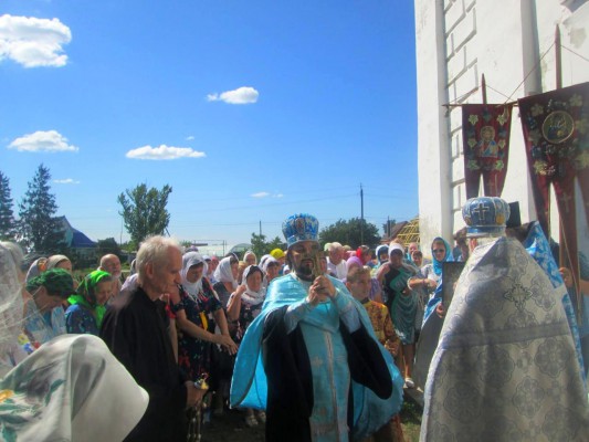 Престольный праздник в станице Заплавской