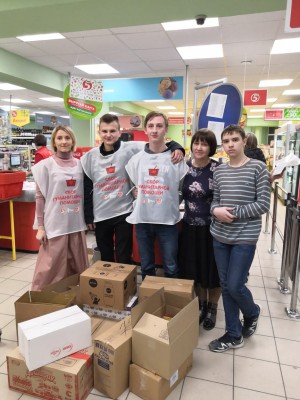 Сестры Марфо-Мариинского Сестричества приняли участие в благотворительной акции "Корзина Доброты"