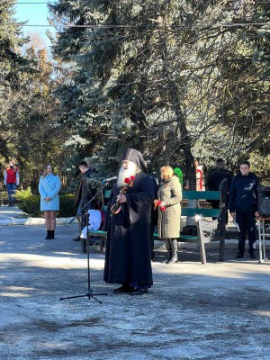 Настоятель храма святой мученицы Татианы принял участие в мероприятии посвященному освобождению п. Персиановский от немецко-фашистских захватчиков