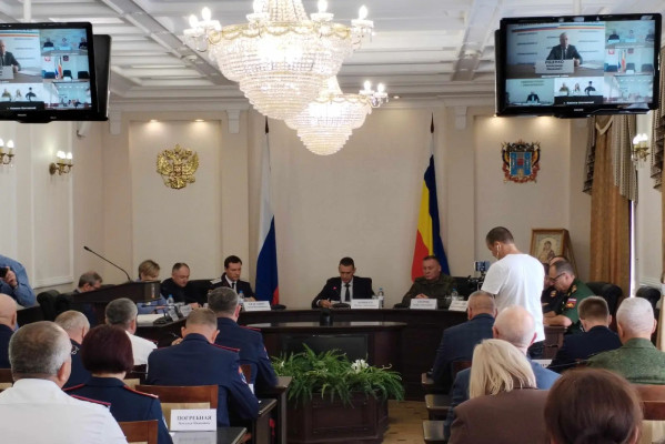 В режиме ВКС прошло заседание Совета по делам казачества