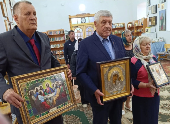 Благотворительный дар храму Успения Пресвятой Богородицы села Алексеевка