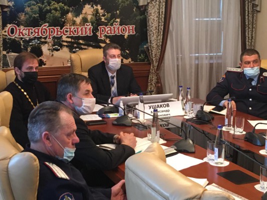 Заседание рабочей группы по Ростовской области комиссии ЮФО в составе Совета при Президенте Российской Федерации по делам казачества в режиме видеоконференции