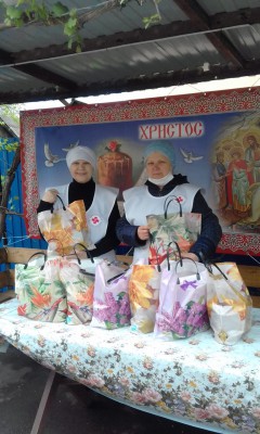 В Октябрьском районе поздравили узников фашистских концлагерей с Днём Победы