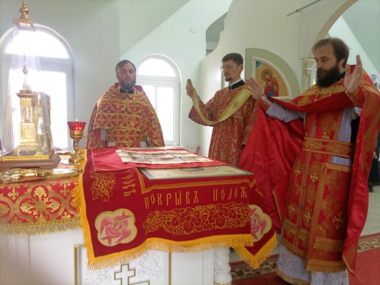 Престольный праздник в храме святого Георгия Победоносца п.Новозарянский