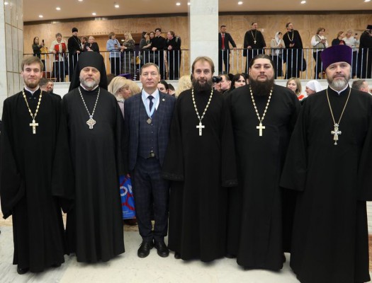 Протоиерей Сергий Яценко в составе делегации от Шахтинской епархии принял участие в пленарном заседании XXXI Международных Рождественских образовательных чтений
