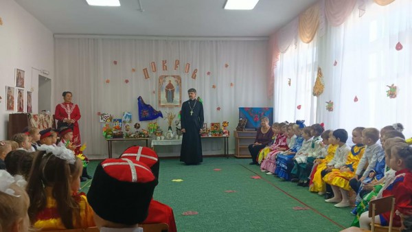 Праздник, посвященный Покрову Богородицы прошёл в детском саду "Березка"