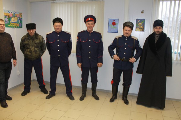 Казачий круг в поселке Малая Сопка