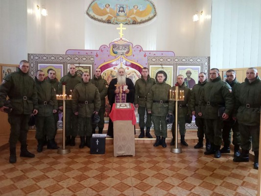 День войск национальной гвардии Российской Федерации в воинской части №6910 п. Казачьи Лагери