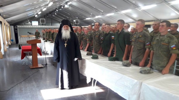 150-ю мотострелковую дивизию Октябрьского района с пастырским визитом посетил Иеромонах Николай (Наметышев)