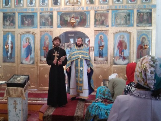 Престольный праздник в станице Заплавская