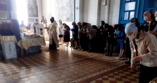 В день памяти новопреставленного протоиерея Александра Левченко, в Одигитриевском храме станицы Заплавской прошла панихида