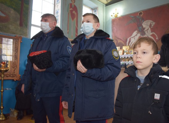 203-ю годовщину со дня смерти атамана Матвея Платова молитвенно почтили в храме Архистратига Михаила п. Каменоломни