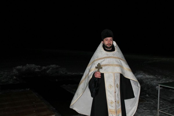 Освящение водоемов в Октябрьском районе на Крещение Господне