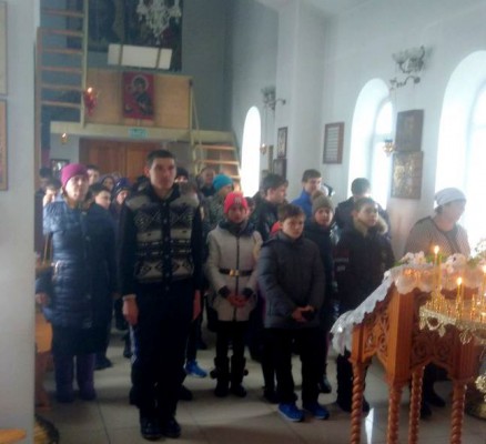 Открытый урок в рамках преподавания ОПК для учащихся школы хутора Ягодинка