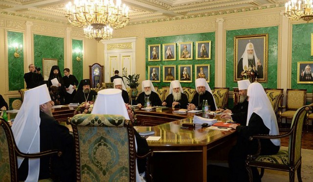 Началось очередное заседание Священного Синода Русской Православной Церкви