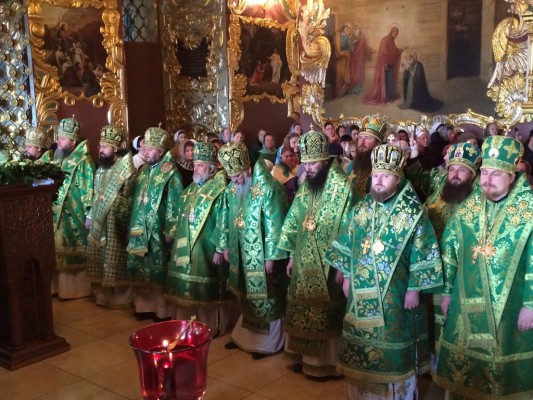 Преосвященнейший епископ Симон в Троице-Сергиевой лавре принял участие в торжествах в честь преподобного Сергия Радонежского
