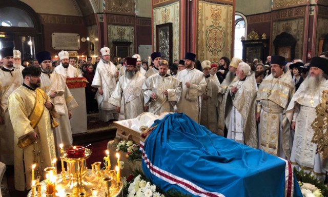 В Таллине прошло прощание с митрополитом Таллинским и всея Эстонии Корнилием